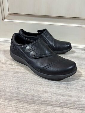 Aetrex Shoes Womens 7.5 Karina Strap Comfort Walking Leather Modest Office